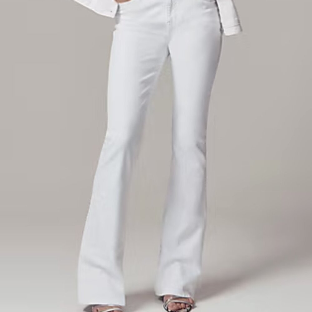 J. Crew Off-White Flare & Wide Leg Jeans